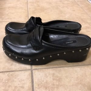Black clogs